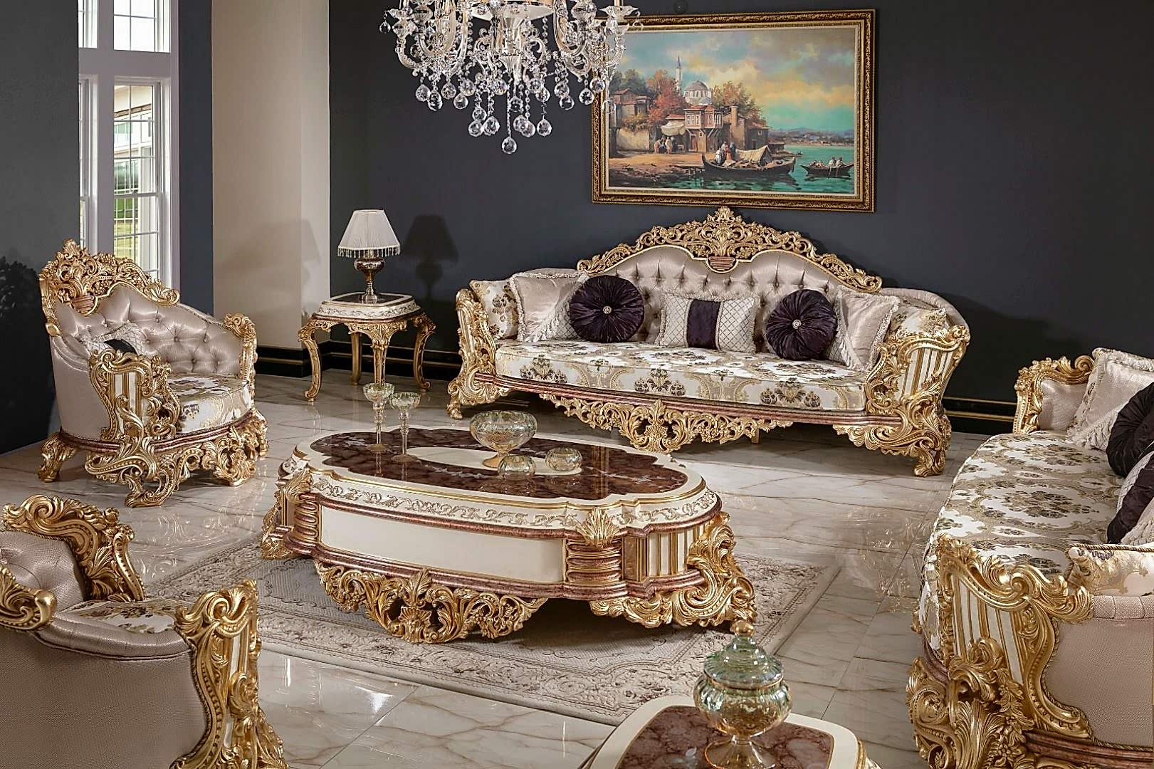 Anber Classic Sofa Set