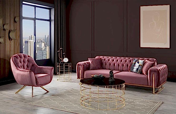 Olivya Modern Koltuk Takımı | SRÇ Klasik Mobilya